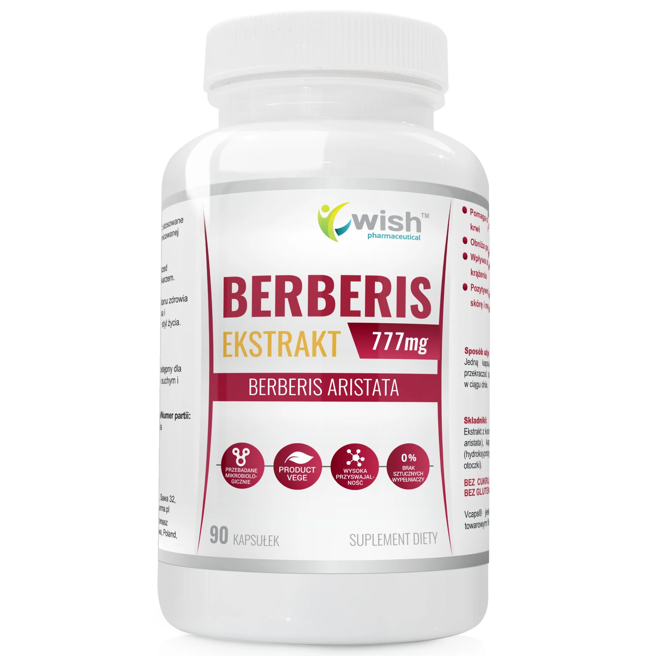 Wish Berberis Ekstrakt 90 kapsułek