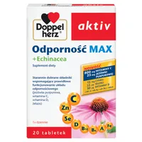 Doppelherz aktiv Odpornośc MAX + Echinacea, 20 tabletek