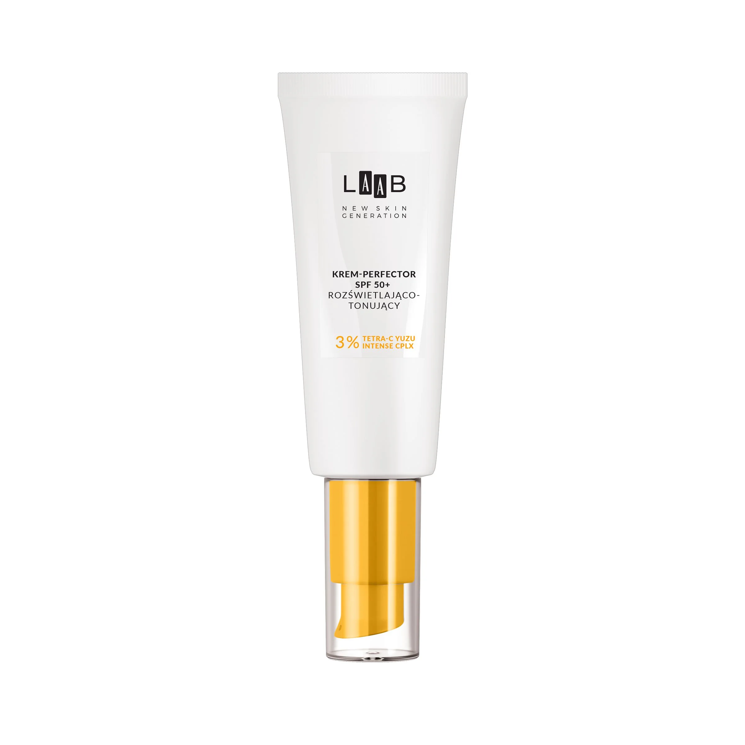 AA LAAB Tetra-C Yuzu krem perfector SPF 50 rozświetlająco-nawilżający, 40 ml 