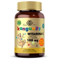 Solgar Kanguwity Witamina C 100 mg, suplement diety, 90 pastylek do ssania
