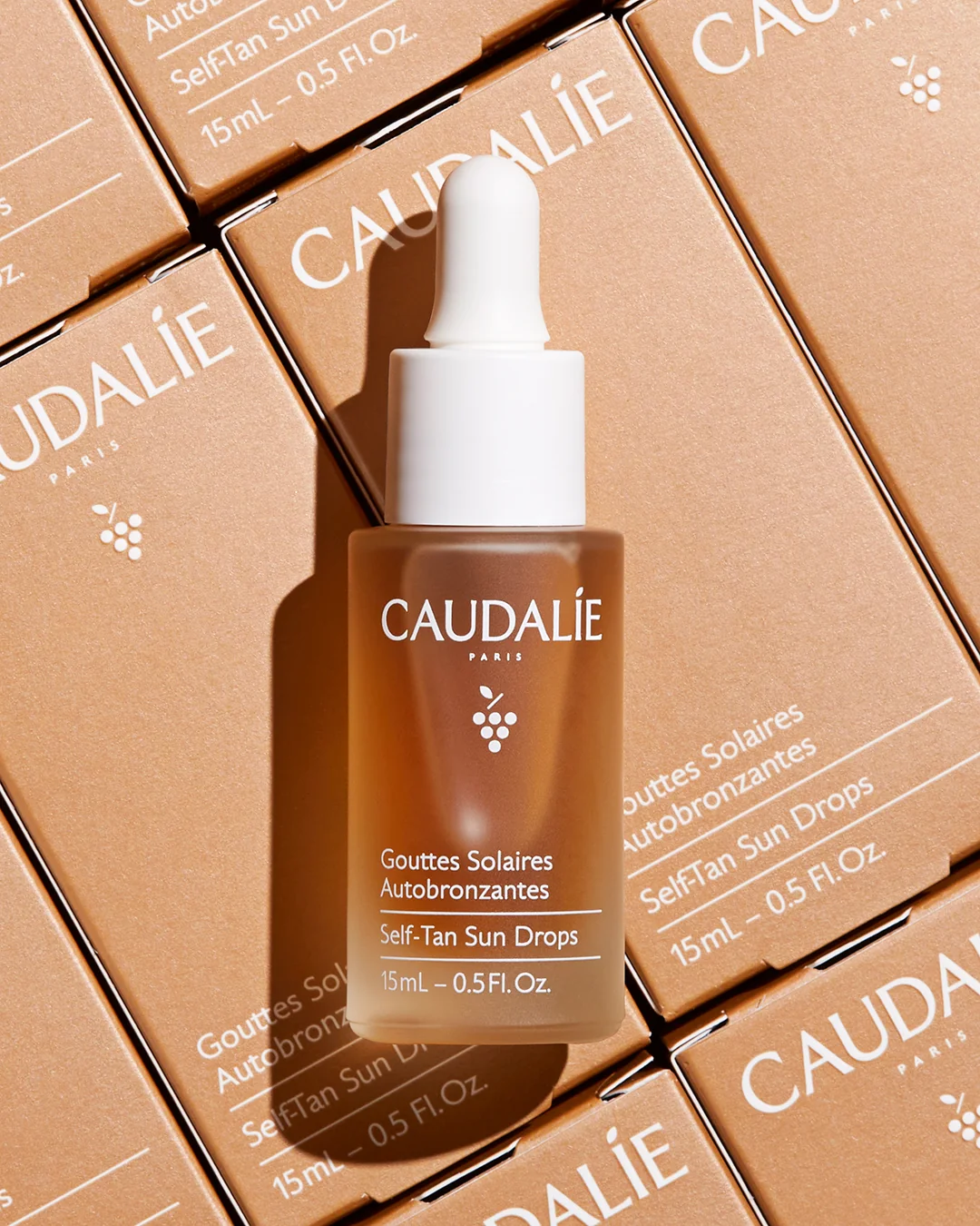 Caudalie brązujące krople samoopalające, 75 ml