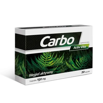 Carbo Activ Vita, suplement diety, 20 kapsułek 