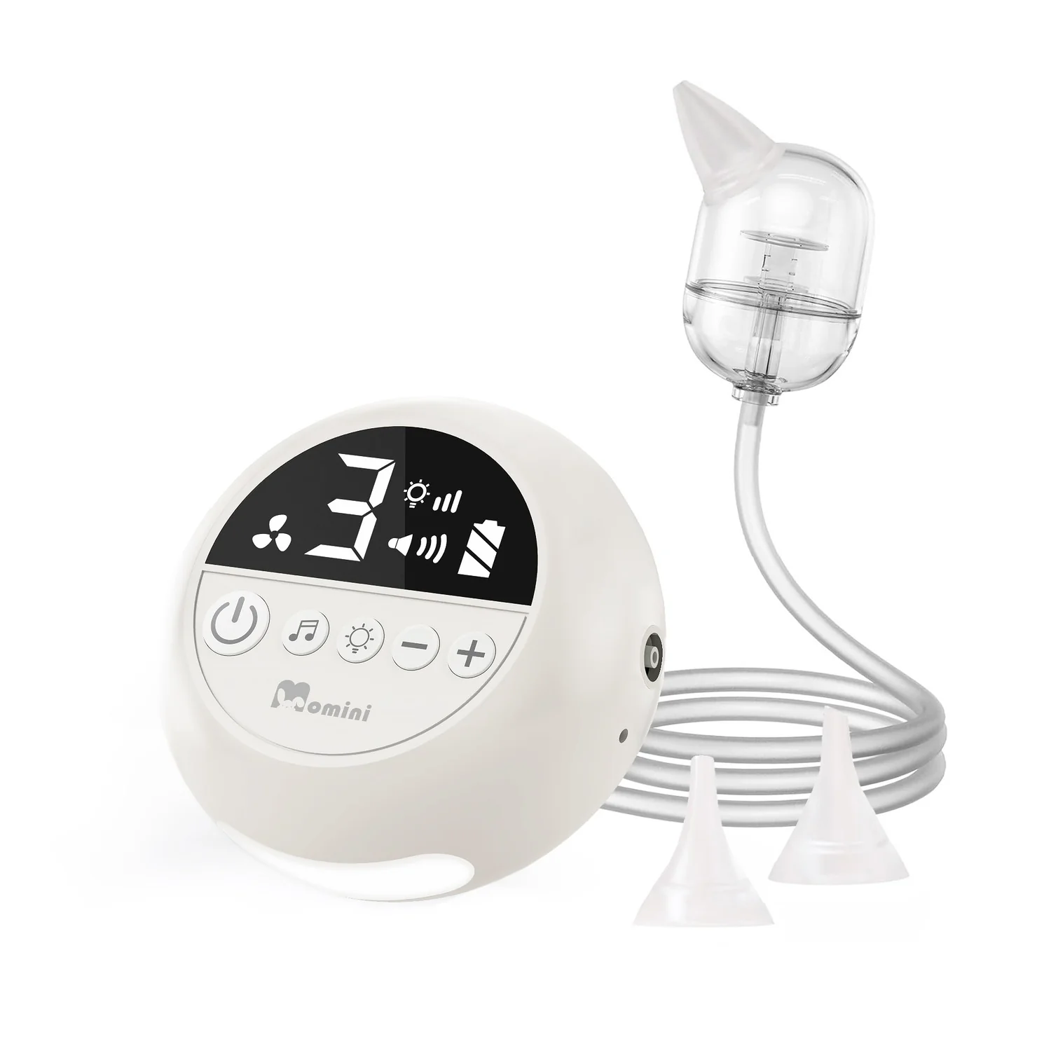 Momini Sniffley automatyczny aspirator do nosa, 7 elementów