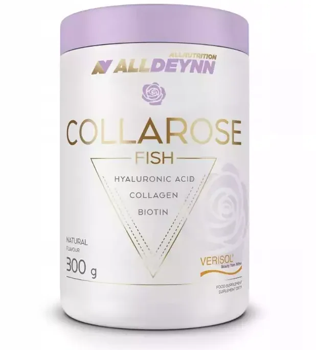 Allnutrition Alldeynn Collarose Fish natural proszek, 300 g
