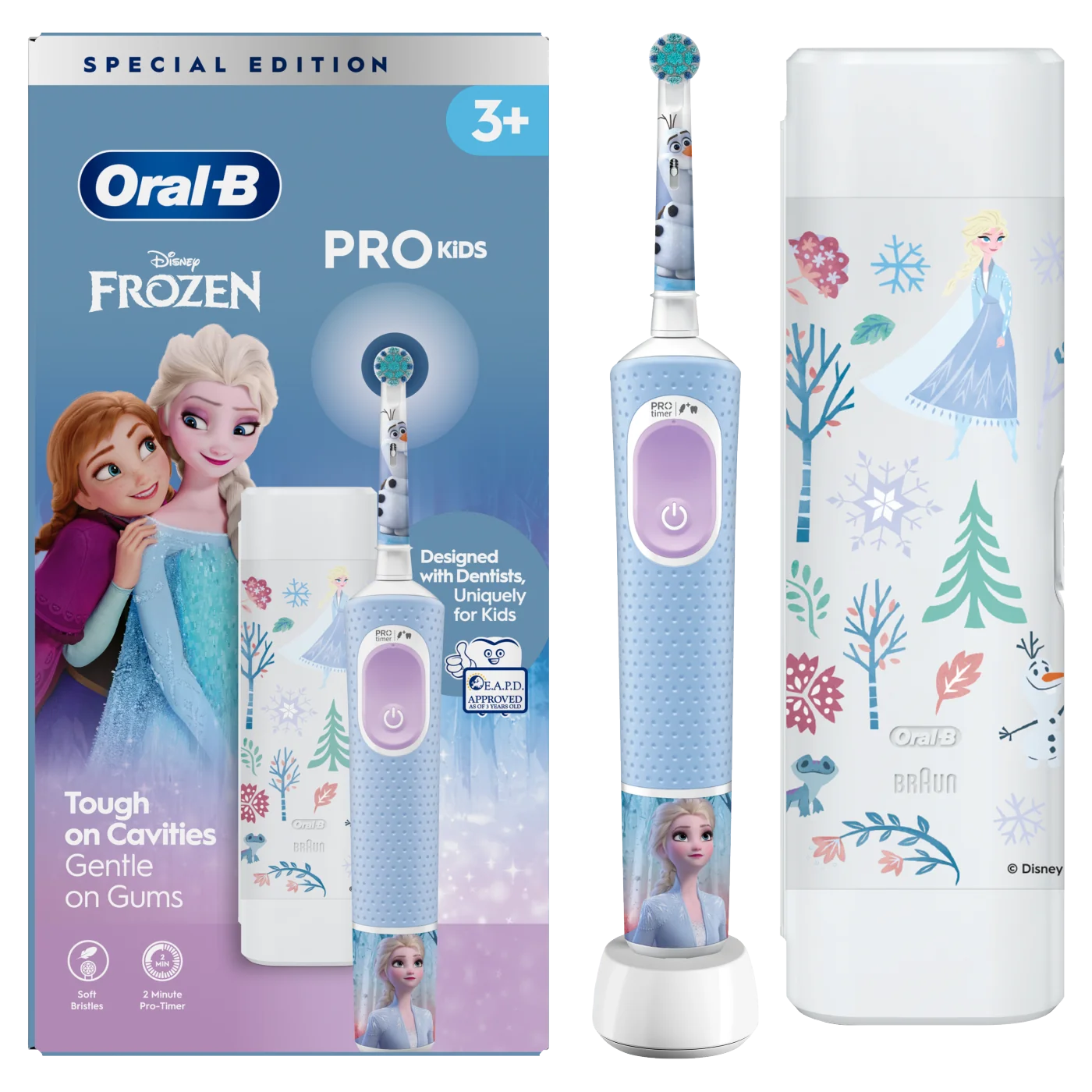 Oral-B Pro Kids 3+ Frozen szczoteczka elektryczna, 1 sztuka