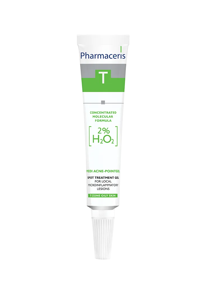 Pharmaceris T Medi Acne-Pointgel 2% H₂O₂, żel punktowy na miejscowe zmiany mikrozapalne, 10 ml