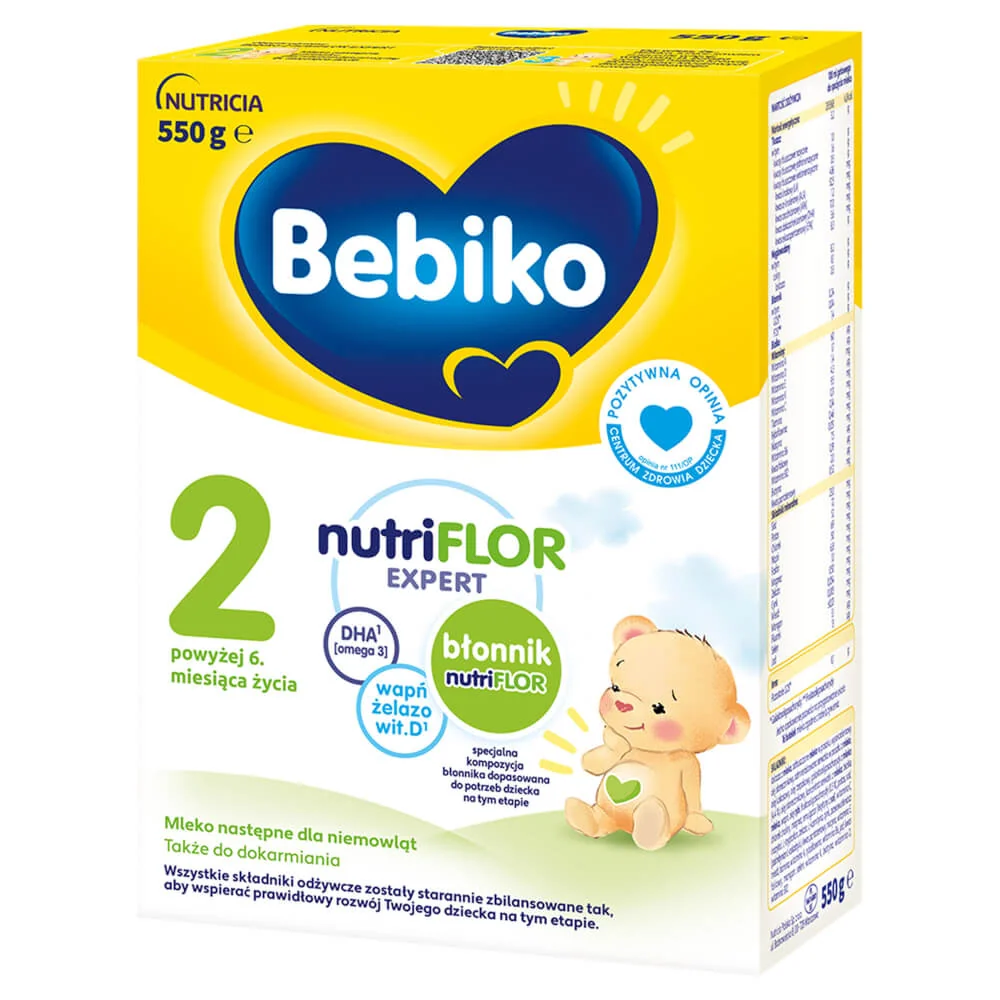 Bebiko 2 mleko następne dla niemowląt powyżej 6 mies. życia, 550 g