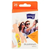 Matopat Travel Set, plastry dla podróżnych, 25 sztuk