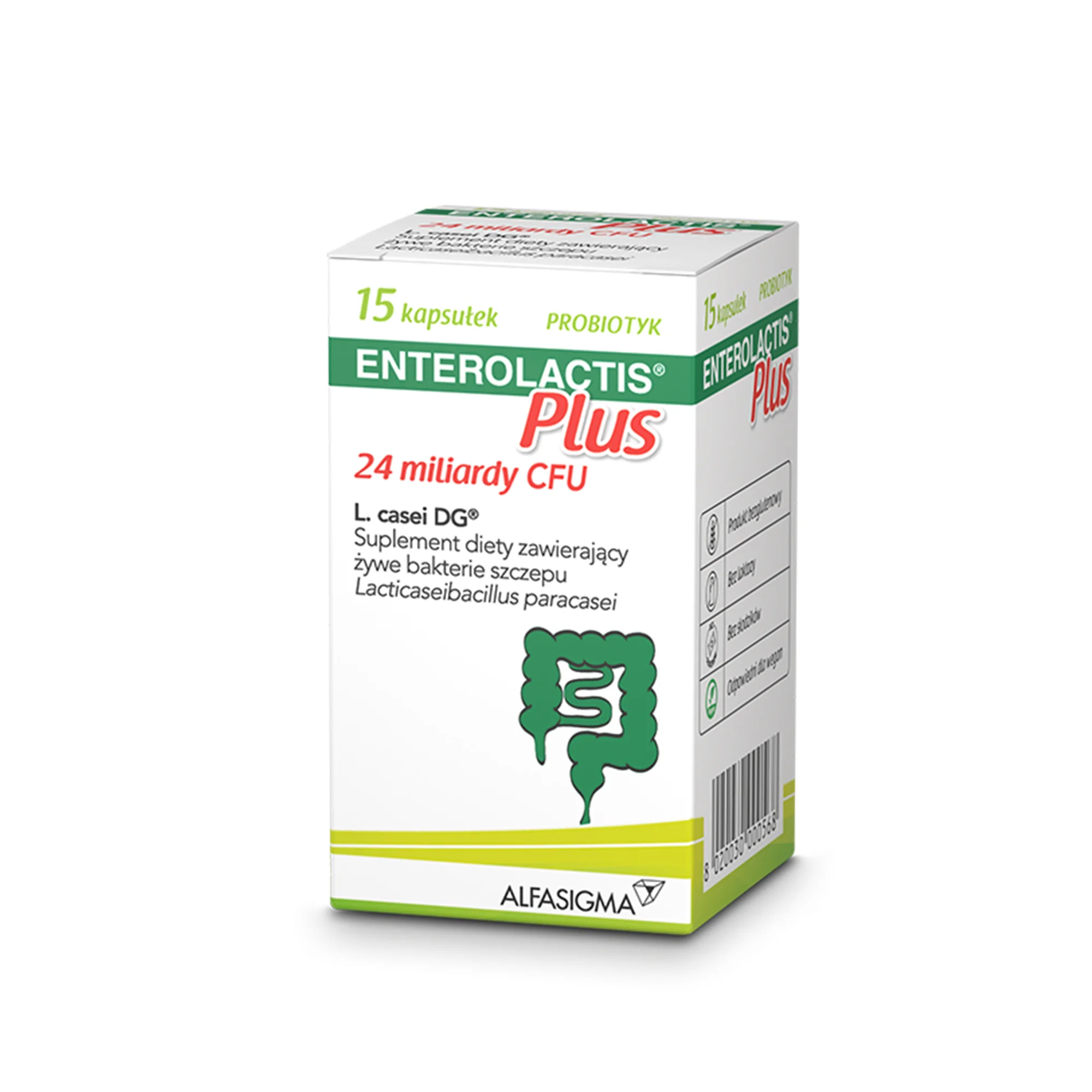Enterolactis Plus 15 kapsułek