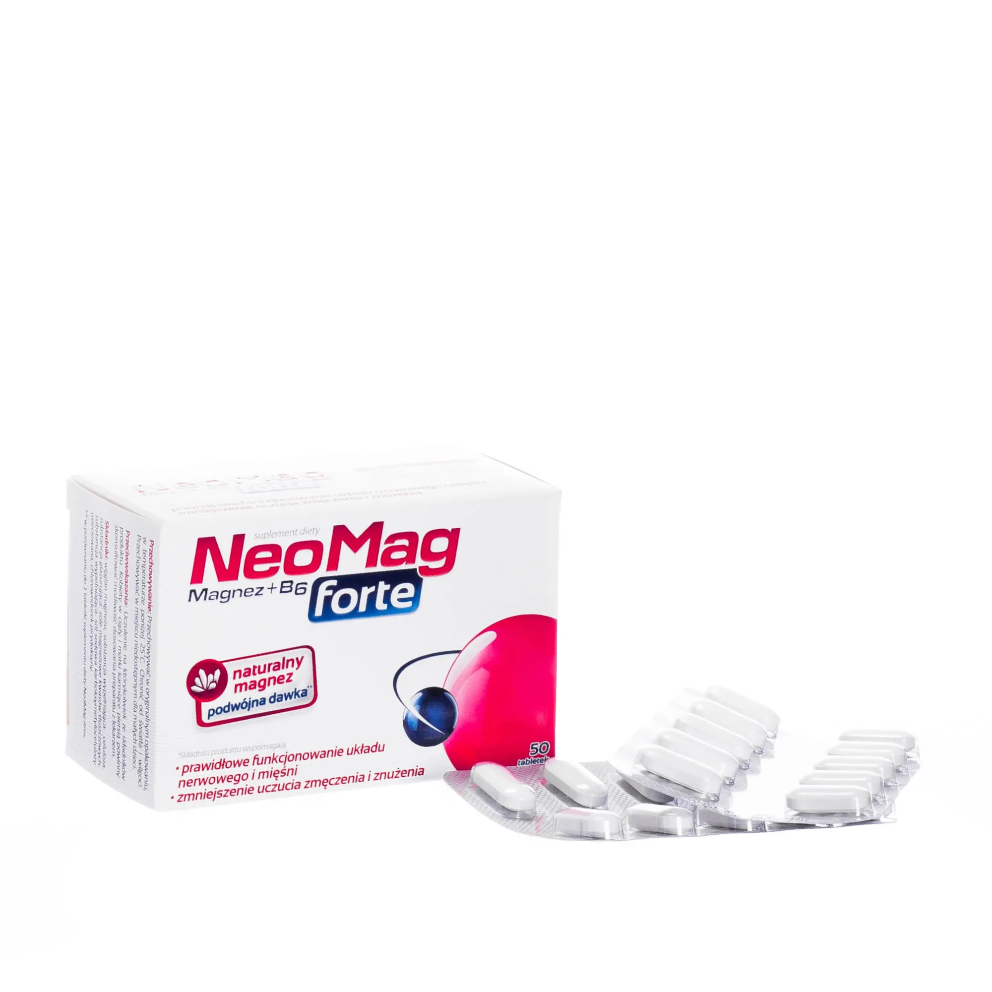 NeoMag forte, suplement diety, 50 tabletek 