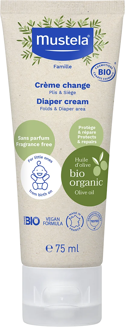 Mustela BIO krem do przewijania, 75 ml