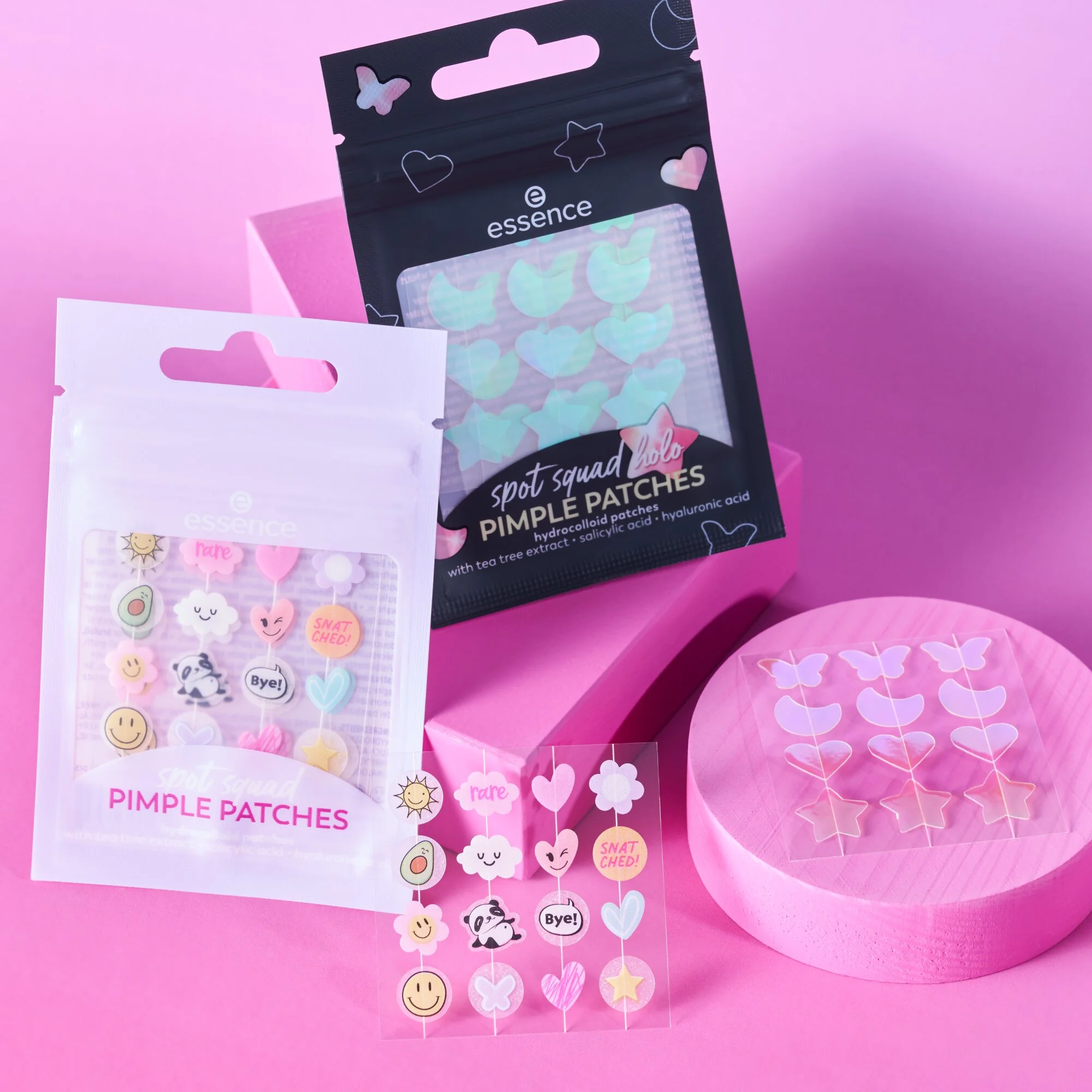 Essence Spot Squad Holo plasterki na wypryski 10 Starlight Vibes, 24 sztuki