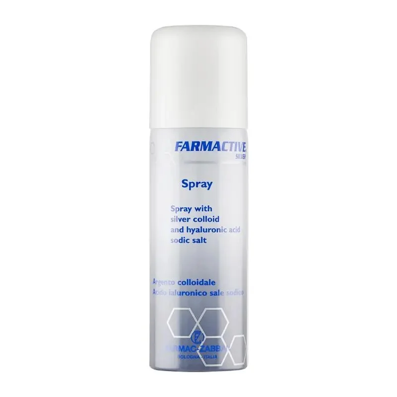 Farmactive Silver Spray spray ze srebrem koloidalnym i kwasem hialuronowym, 125 ml