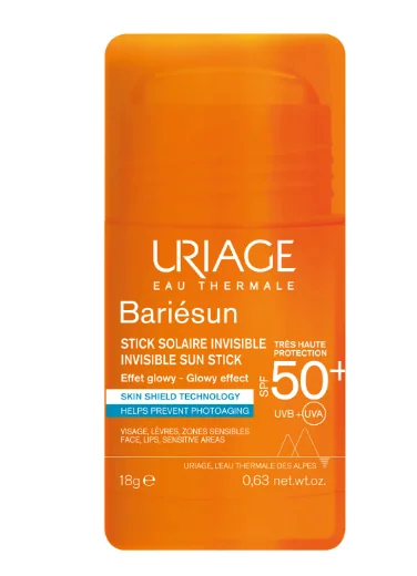 Uriage Bariesun sztyft transparentny, SPF 50+, 18 g
