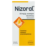 Nizoral, szampon leczniczy, 6 x 6 ml