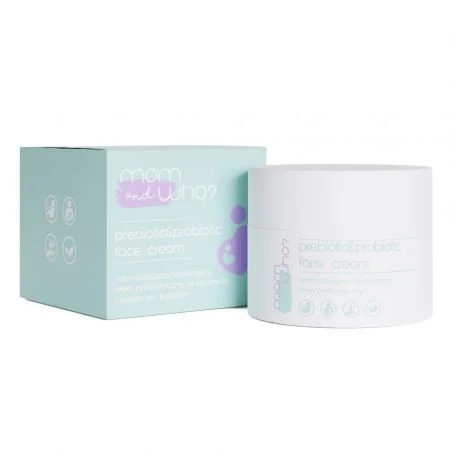 Mom and Who normalizująco-nawilżający krem probiotyczny do twarzy, 50 ml