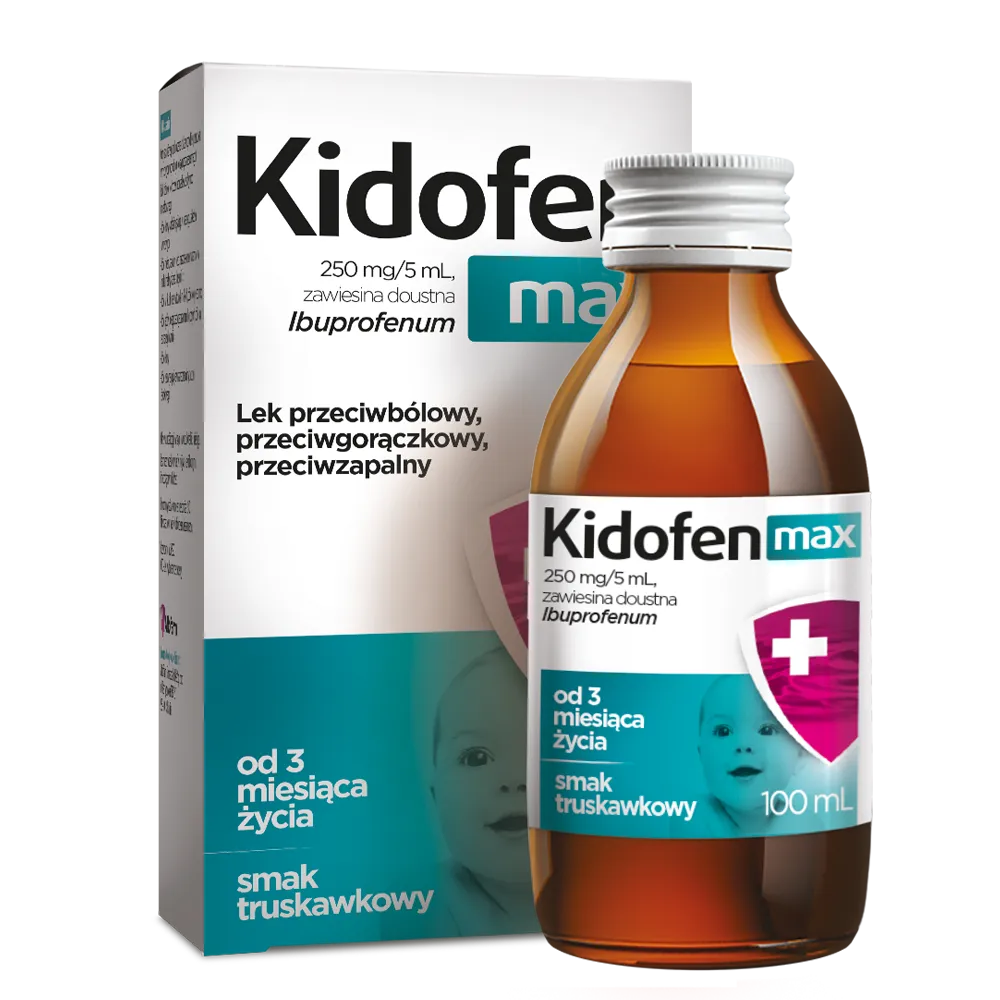 Kidofen Max, 0,25 g/5ml, zawiesina doustna, 100 ml