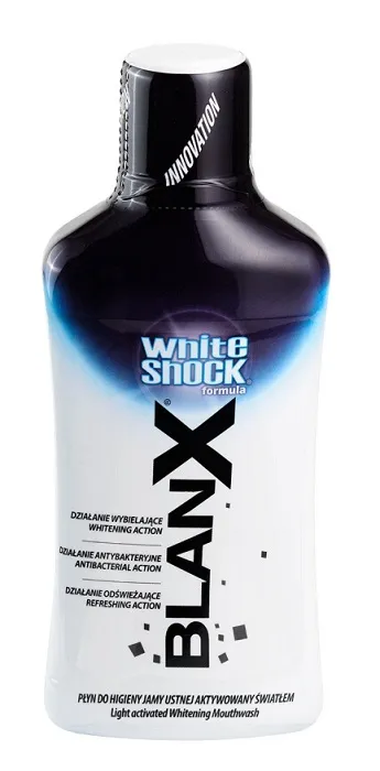 Blanx White Shock, płyn do płukania jamy ustnej, 500 ml