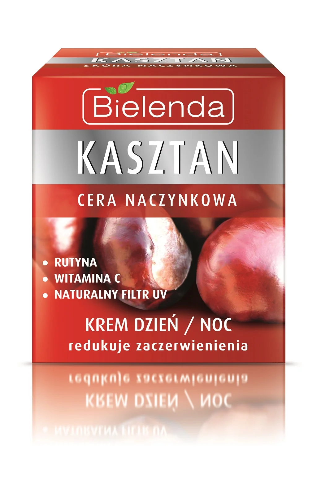 Bielenda Bouquet Nature kojący krem wzmacniający do cery naczynkowej Kasztan, 50 ml