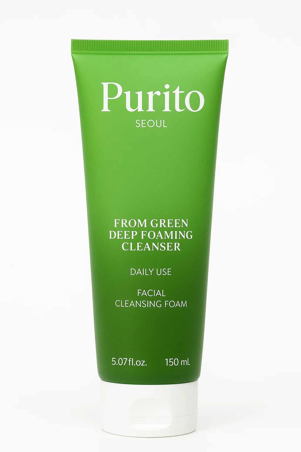Purito From Green głęboko oczyszczająca pianka do mycia twarzy, 150 ml