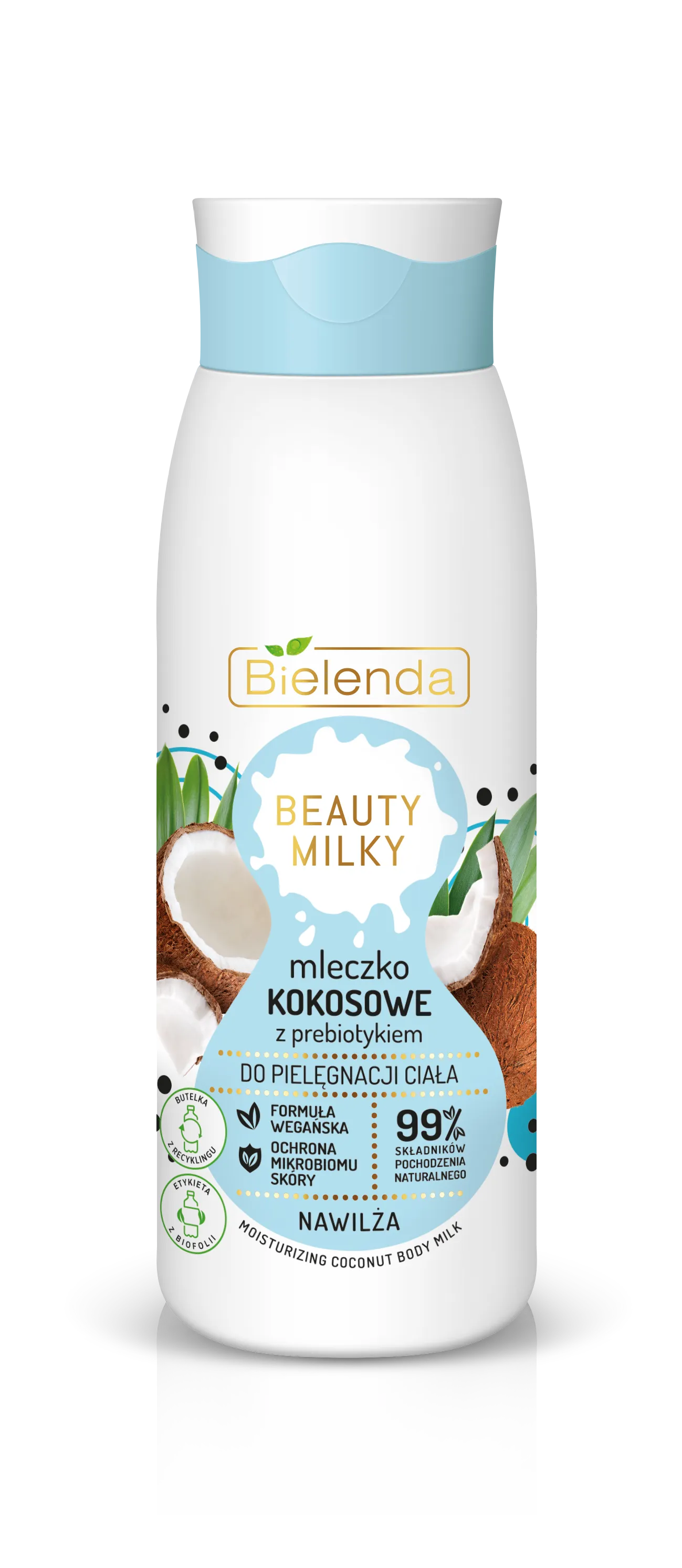 Bielenda Beauty Milk kremowe mleczko kokosowe do pielęgnacji ciała, 400 ml