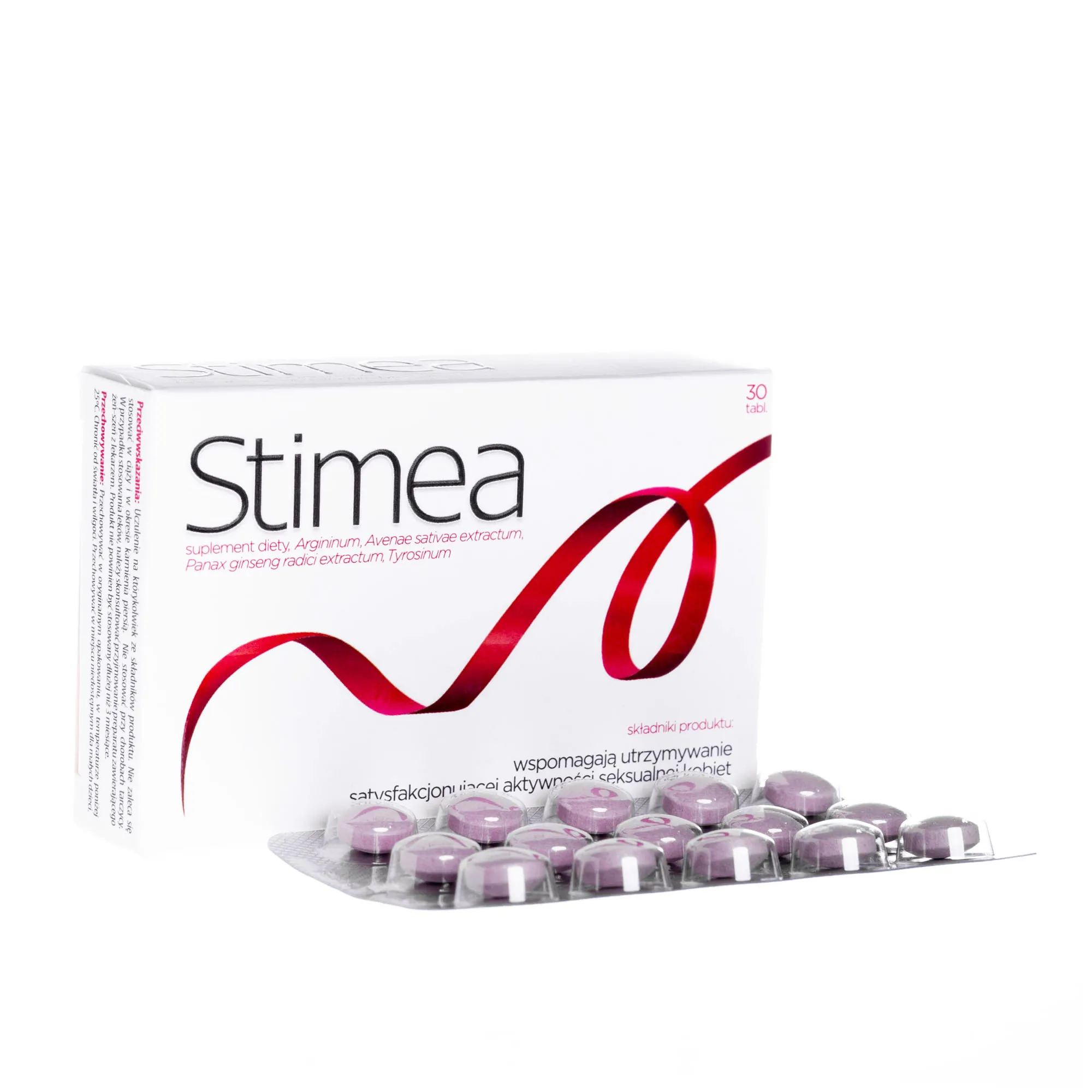 Stimea - 30 tabletek wspomagających utrzymywanie satysfakcjonującej aktywności seksualnej kobiet 