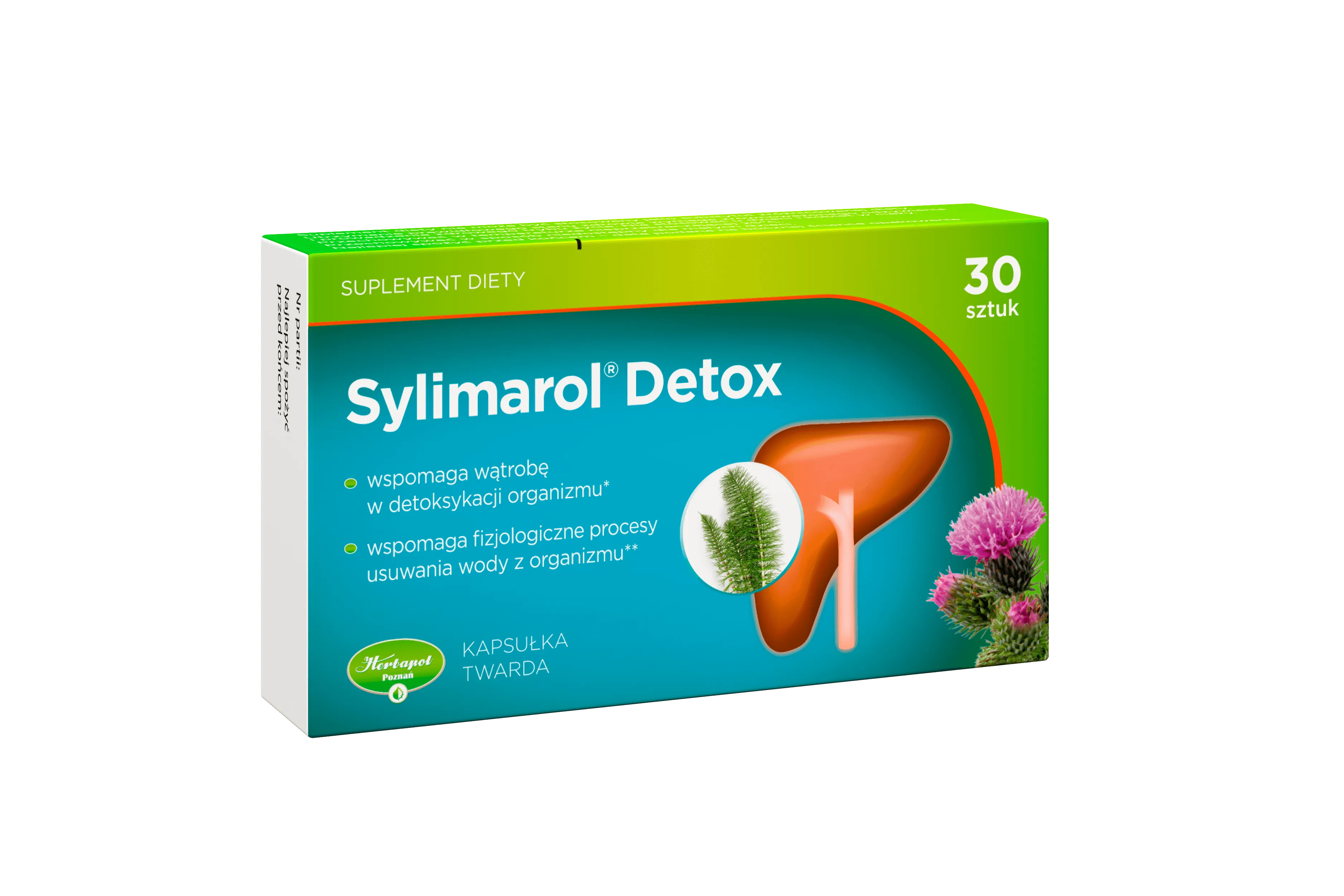Sylimarol Detox, suplement diety, 30 kapsułek