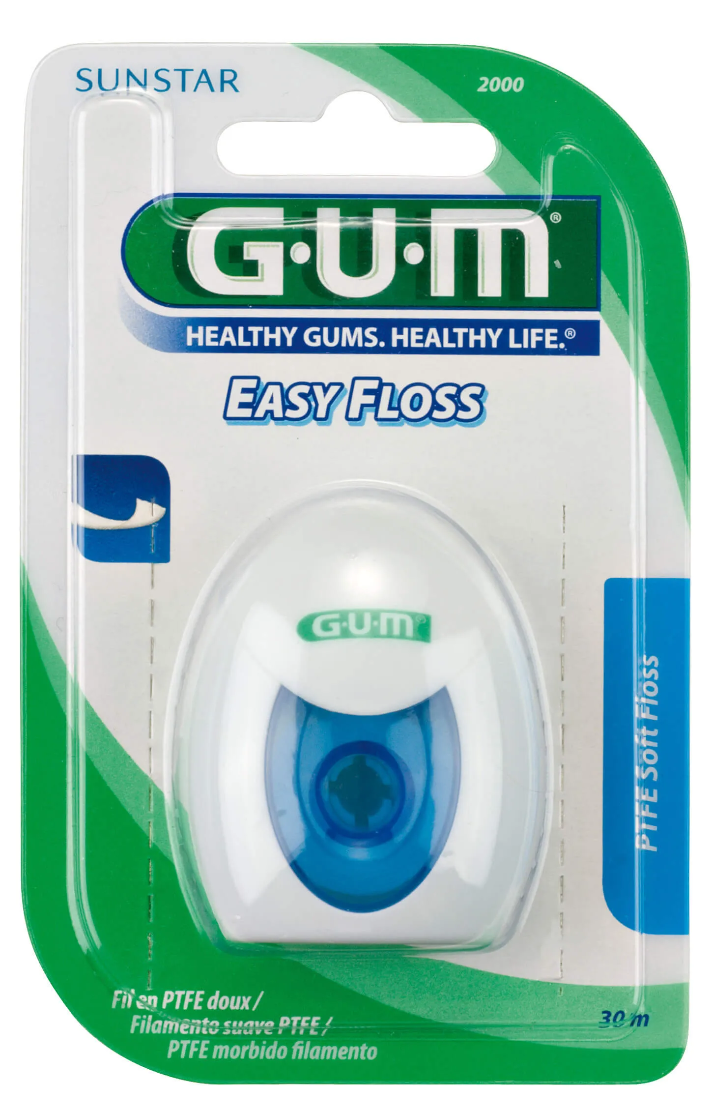 Sunstar Gum Easy-Floss, nić dentystyczna, 30 m