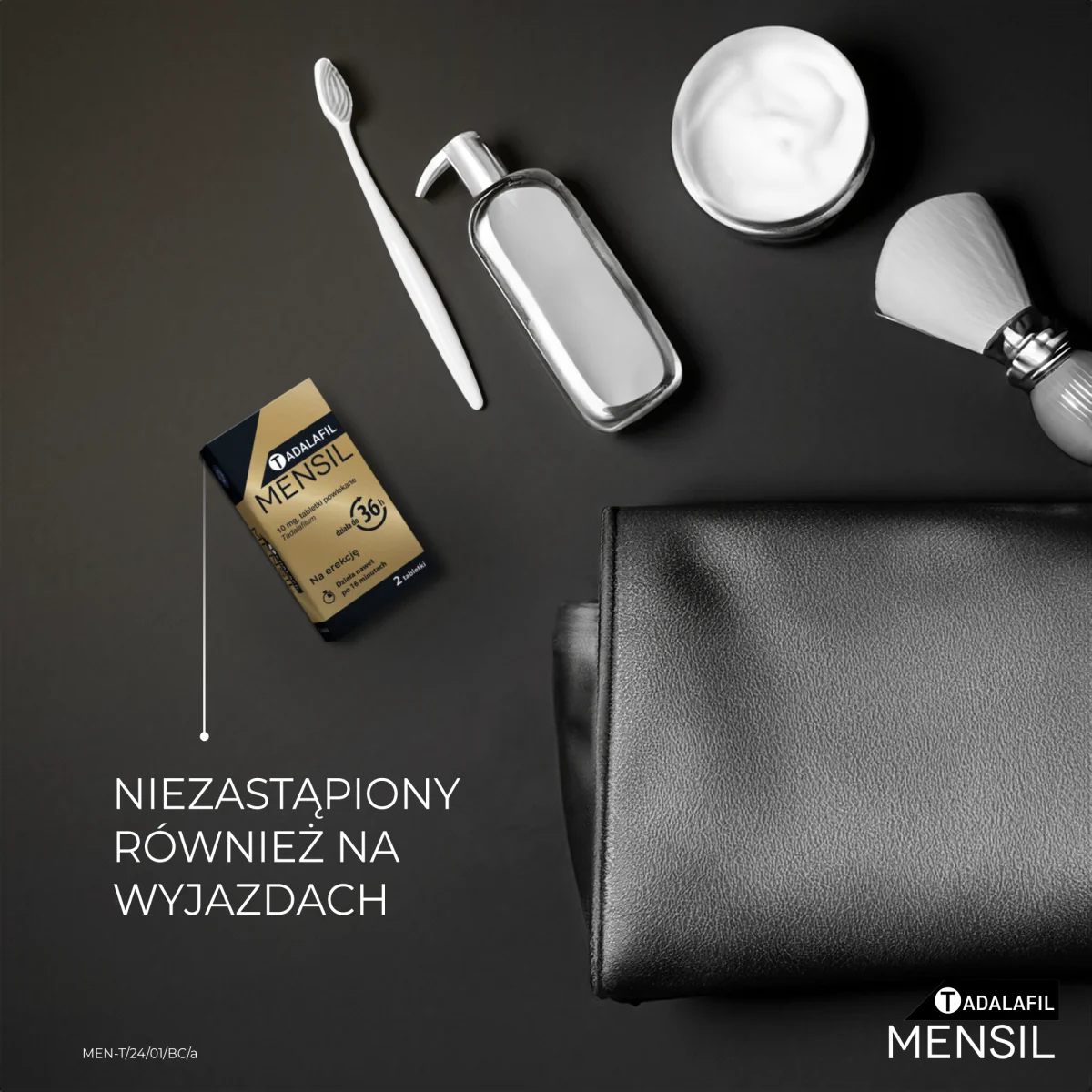 Tadalafil Mensil 10 mg 2 tabletki powlekane