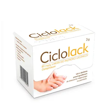 Ciclolack, lakier do paznokci 80mg/g, 3g 