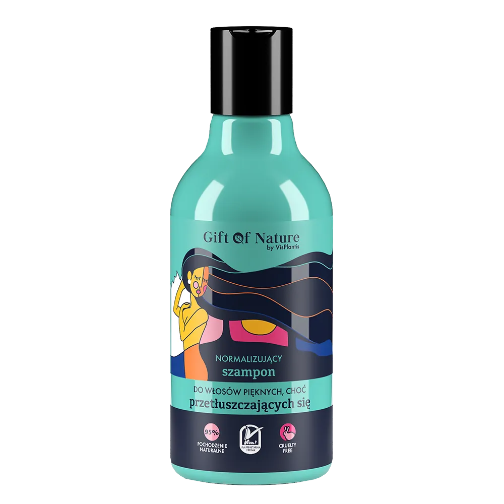 Gift of Nature, szampon do włosów przetłuszczających się, 300 ml