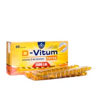 D-Vitum Forte - środek przeznaczenia medycznego z wit. D, 60 kaps.