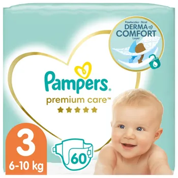Pampers Premium Care 3, rozmiar 3, 6-10 kg, 60 sztuk 