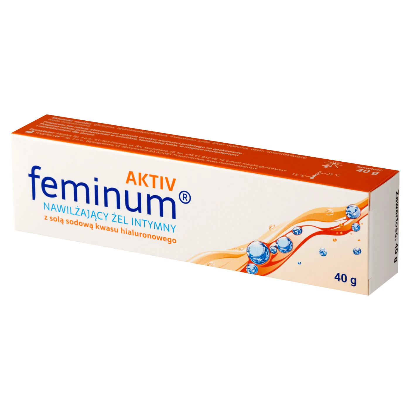 Feminum ACTIV Żel intymny nawilżający 40g
