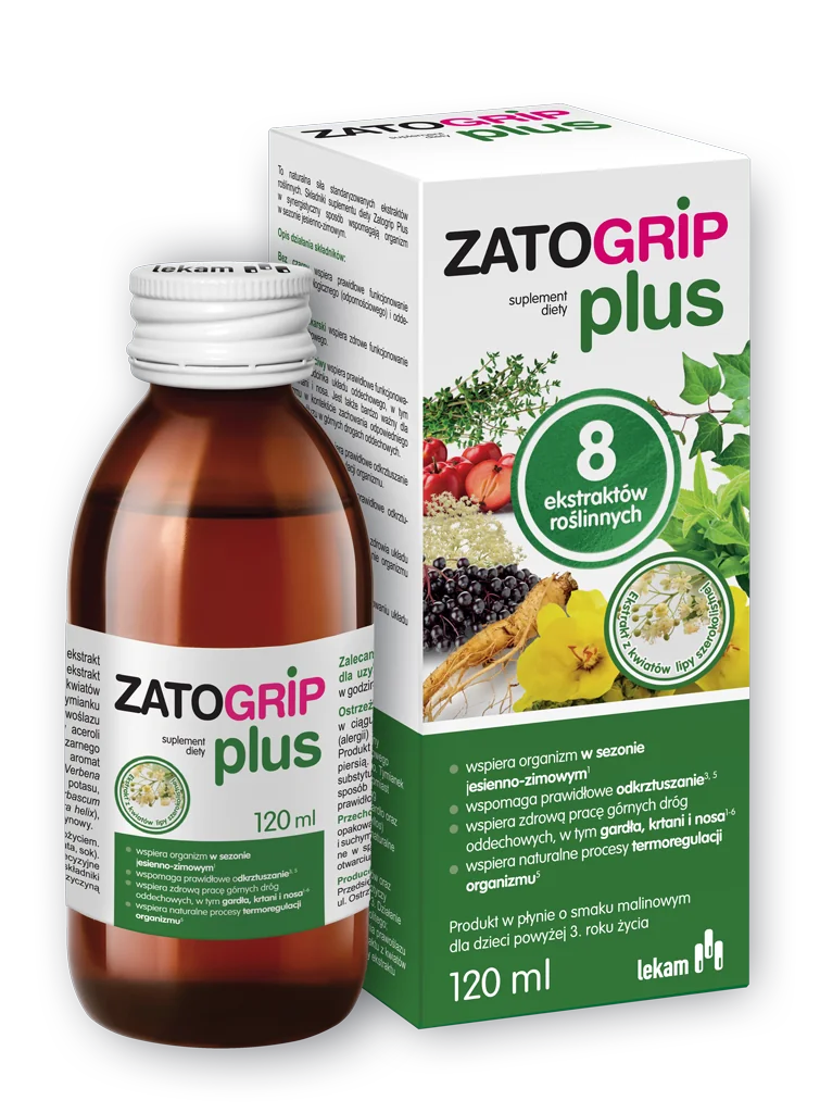 Zatogrip Plus syrop, 120 ml