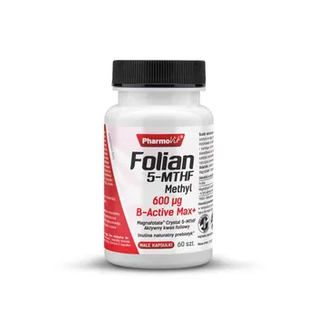 Folian 5-MTHF Methyl Pharmovit, suplement diety, 60 kapsułek 