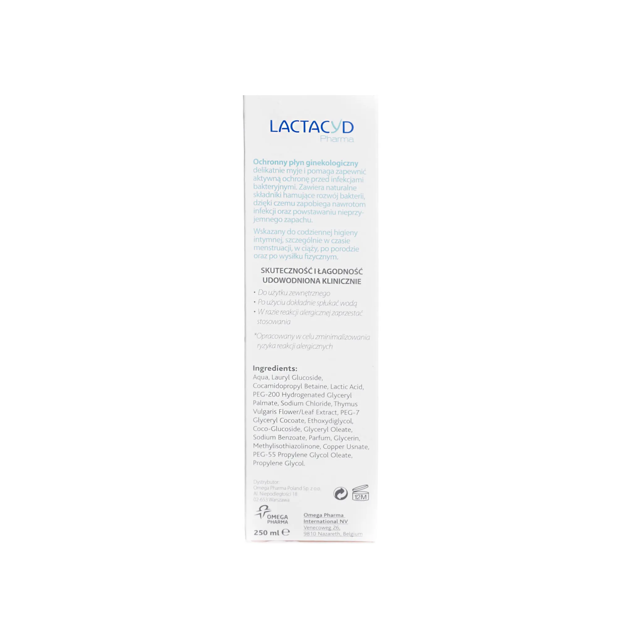 Lactacyd Pharma, płyn ginekologiczny ochronny, 250 ml 