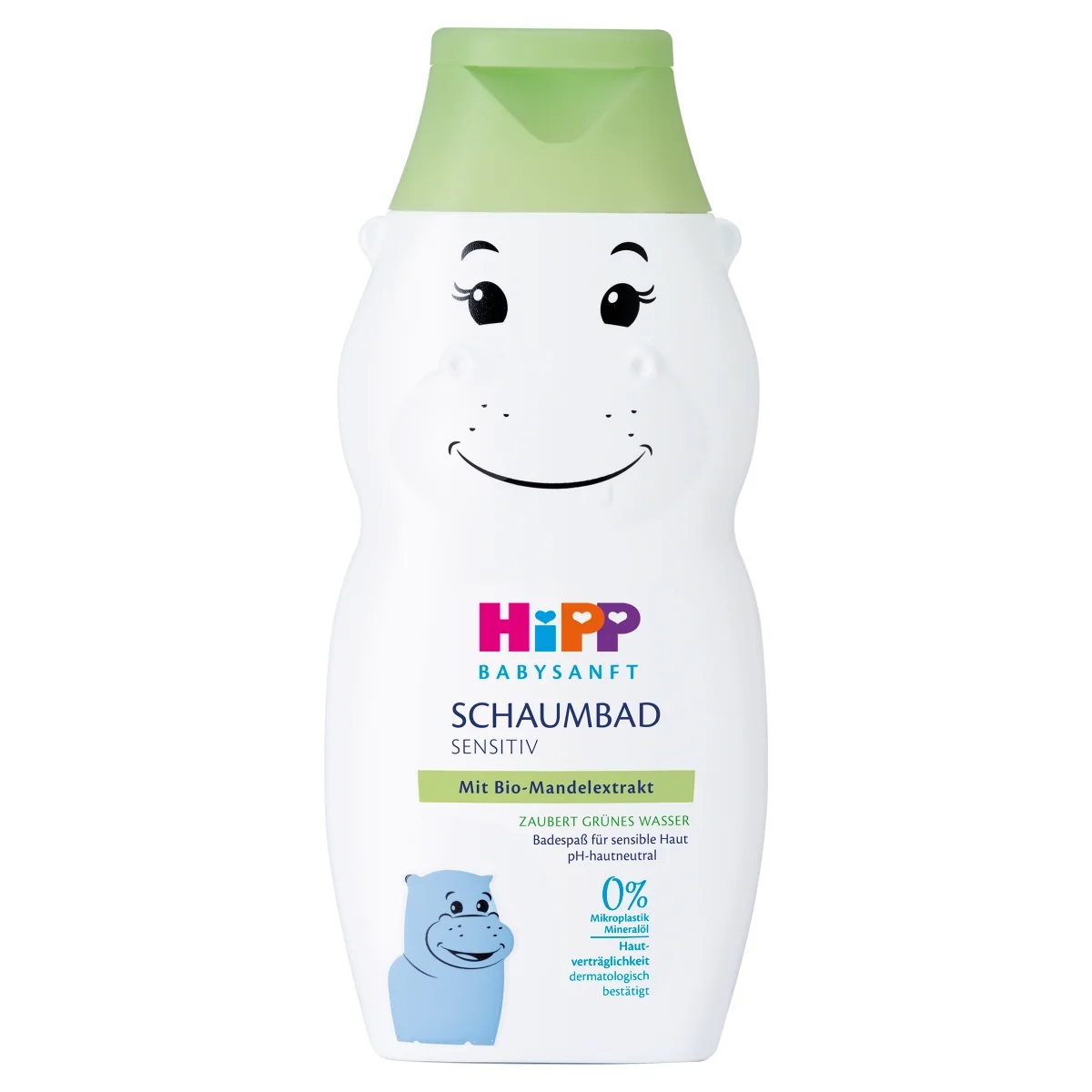 HiPP Babysanft Sensitive pielęgnacyjny płyn do kąpieli-Hipopotam, 300 ml