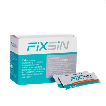 FixSin, zestaw uzupełniający do płukania nosa i zatok, 30 saszetek 