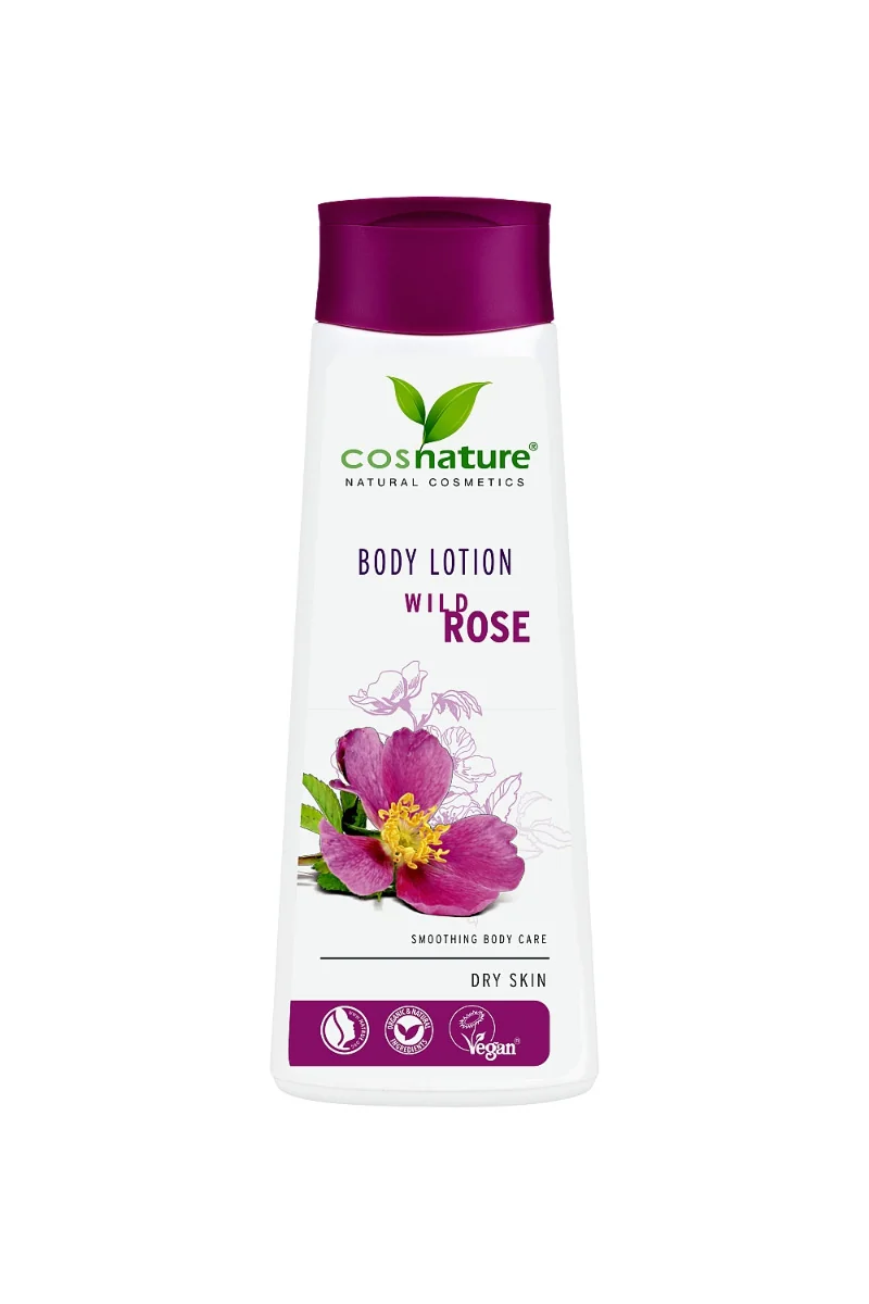 Cosnature naturalny odżywczy balsam do ciała z olejkiem z dzikiej róży, 250 ml
