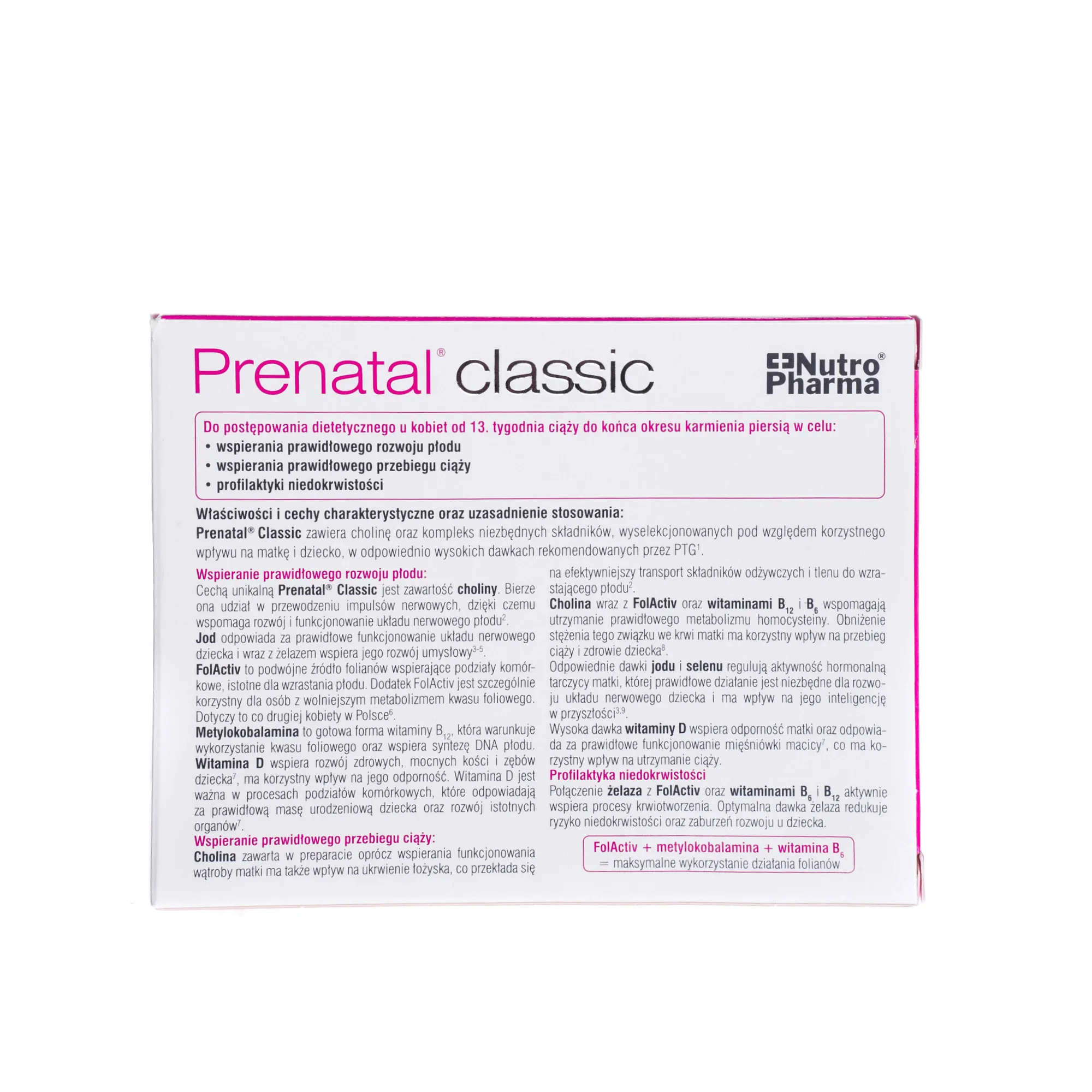 Prenatal classic, 30 tabletek powlekanych 