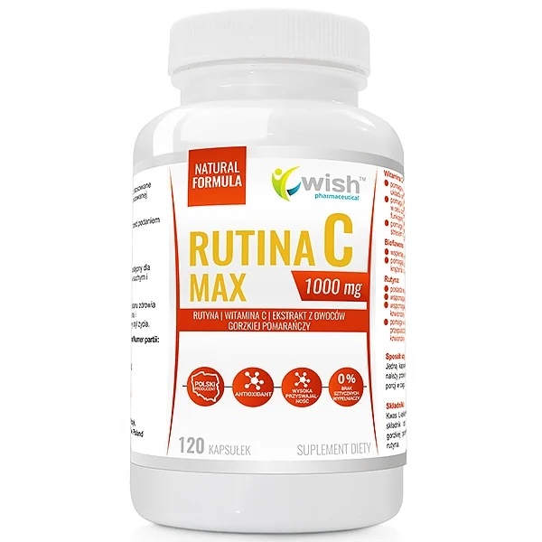Wish Rutyna C Max 120 kapsułek