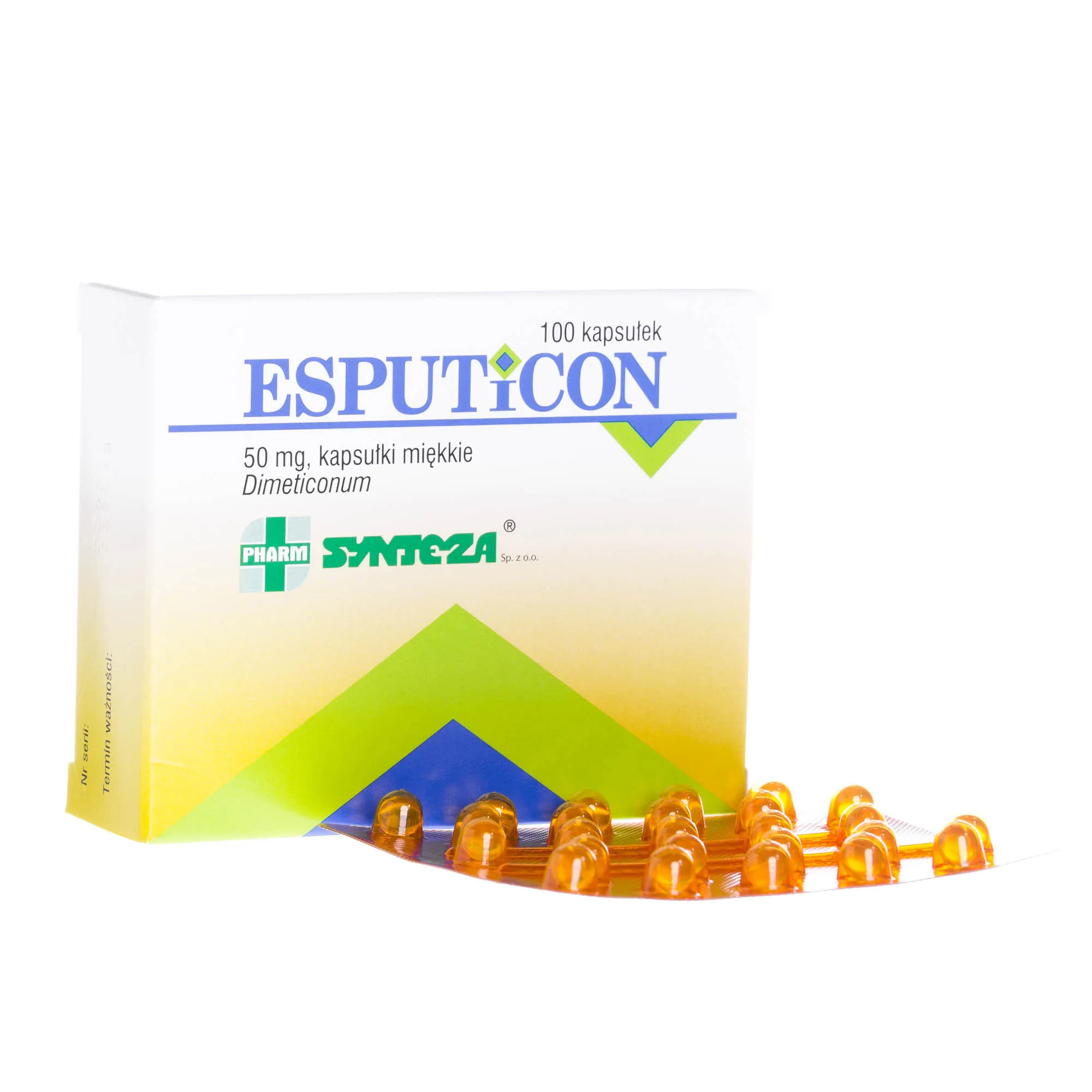 Esputicon 50 mg - 100 kapsułek 