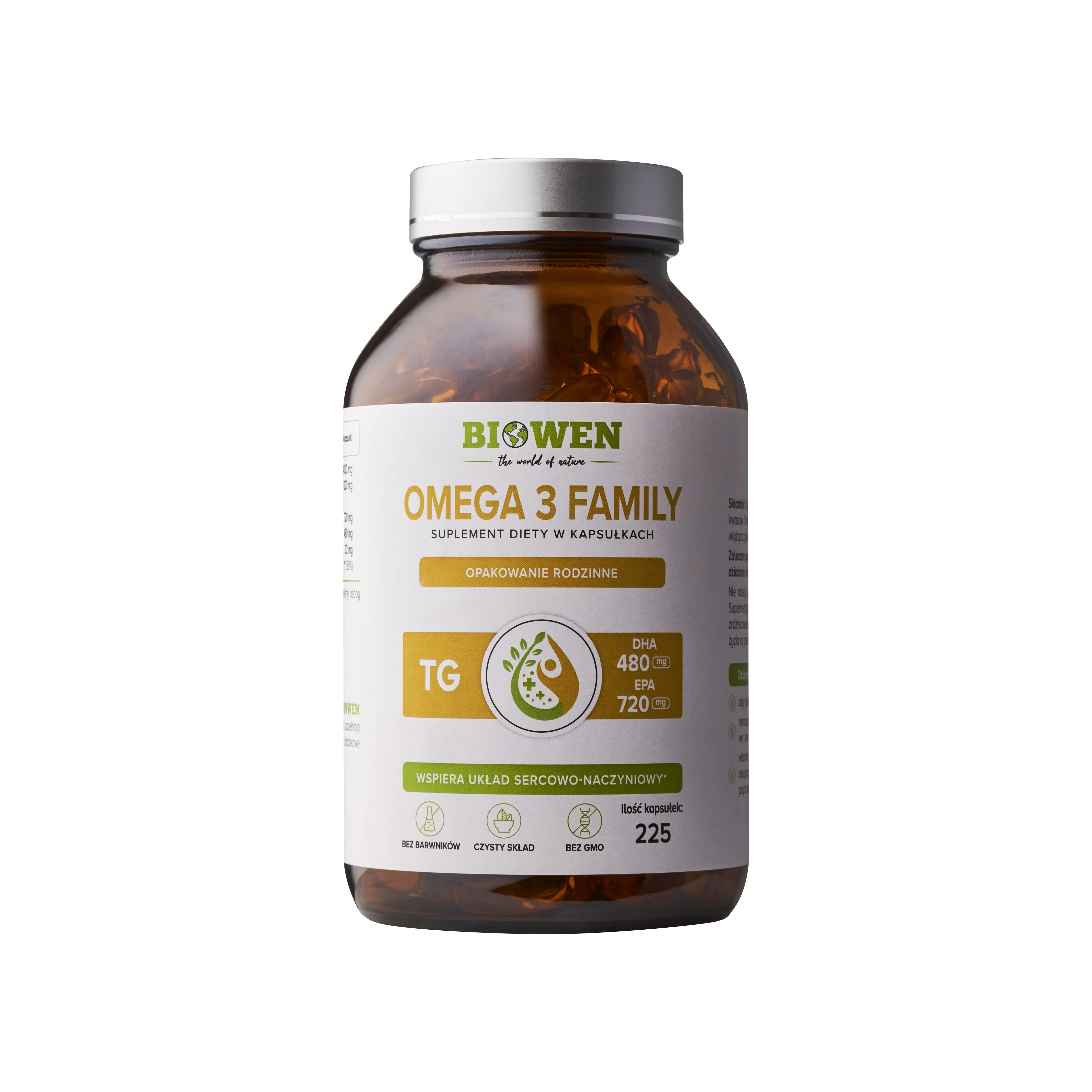 BIOWEN Omega 3 TG Family 225 kapsułek