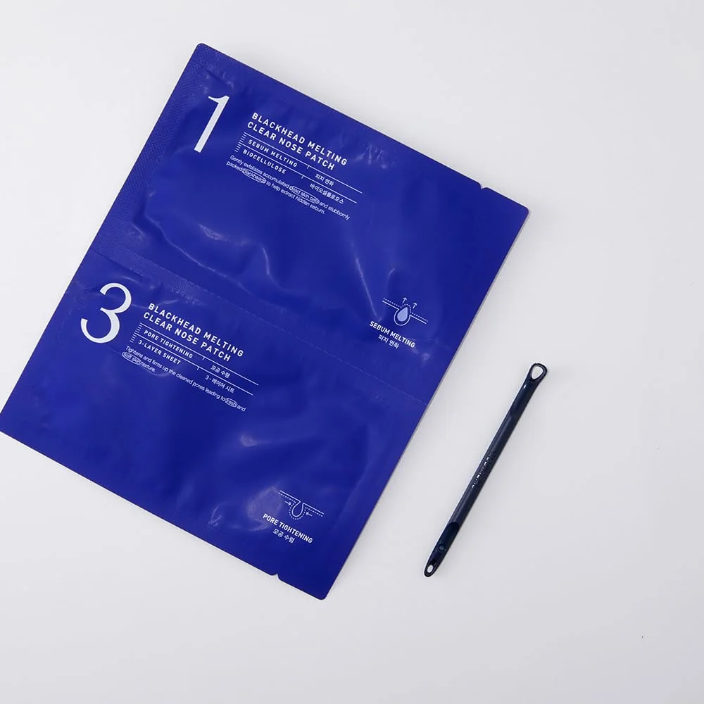 Mediheal Blackhead Melting Clear 3-etapowy zestaw do oczyszczania porów skóry nosa, 4 sztuki