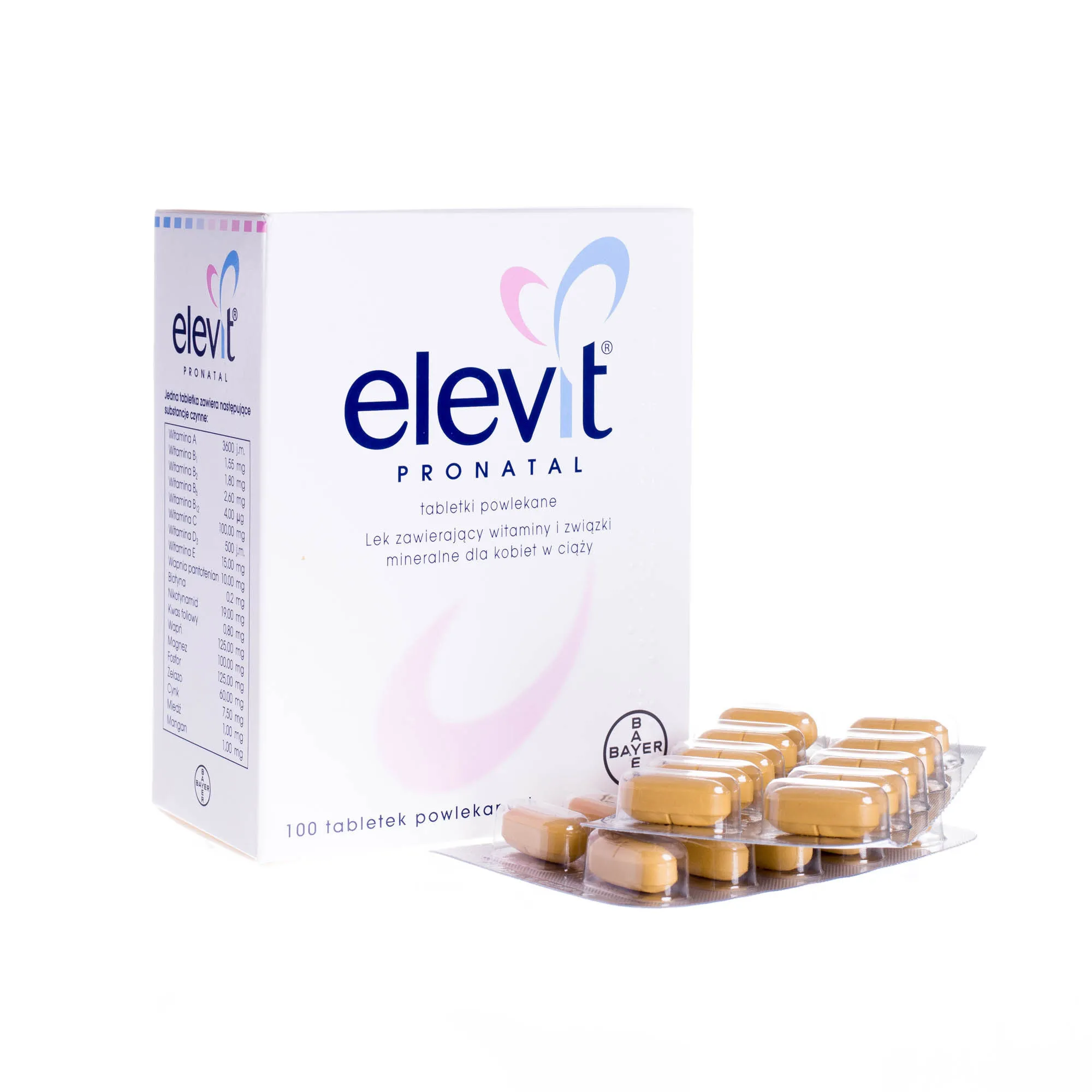 Elevit pronatal, 100 tabletek powlekanych