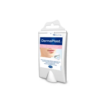 Dermaplast Opryszczka, plastry 17 x 12 mm, 16 sztuk