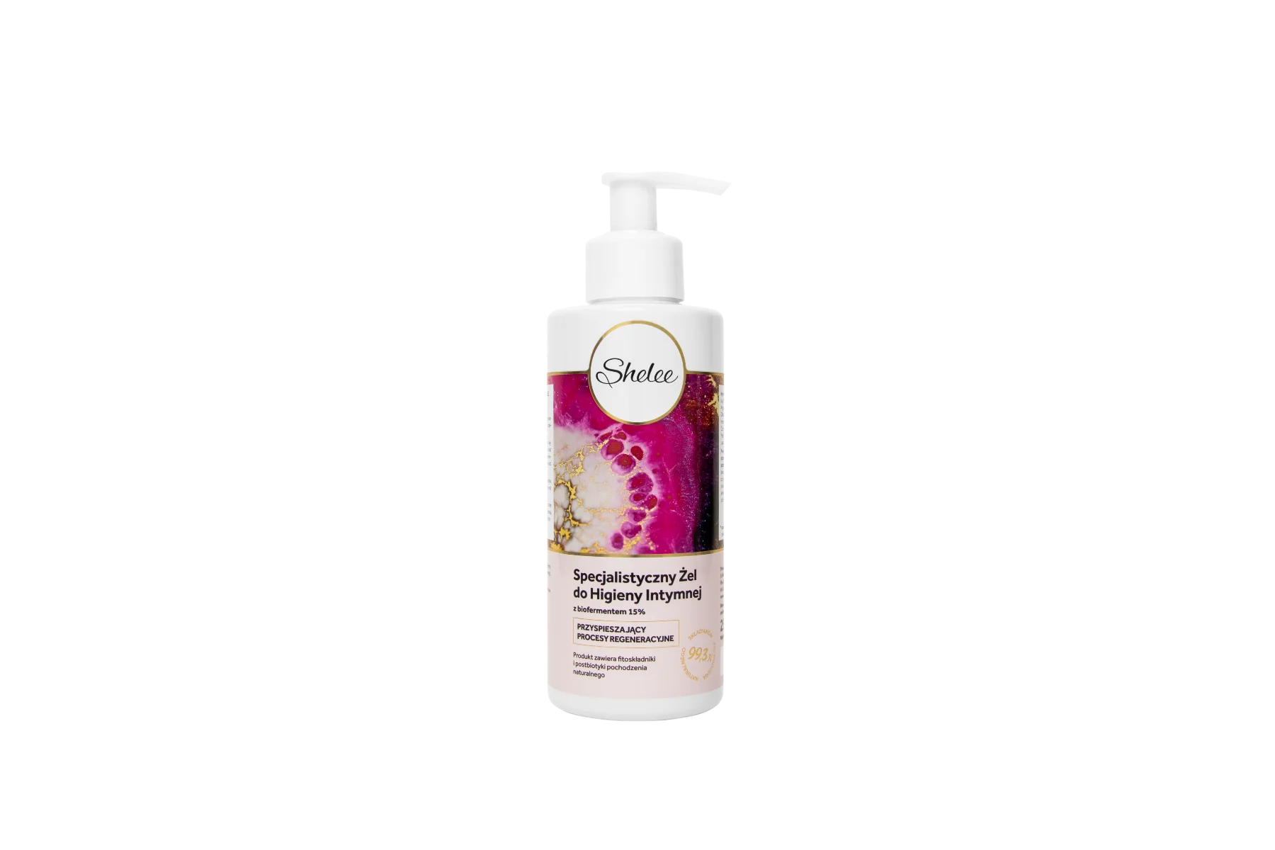 Shelee specjalistyczny żel do higieny intymnej z biofermentem 15% regenerujący, 250 ml
