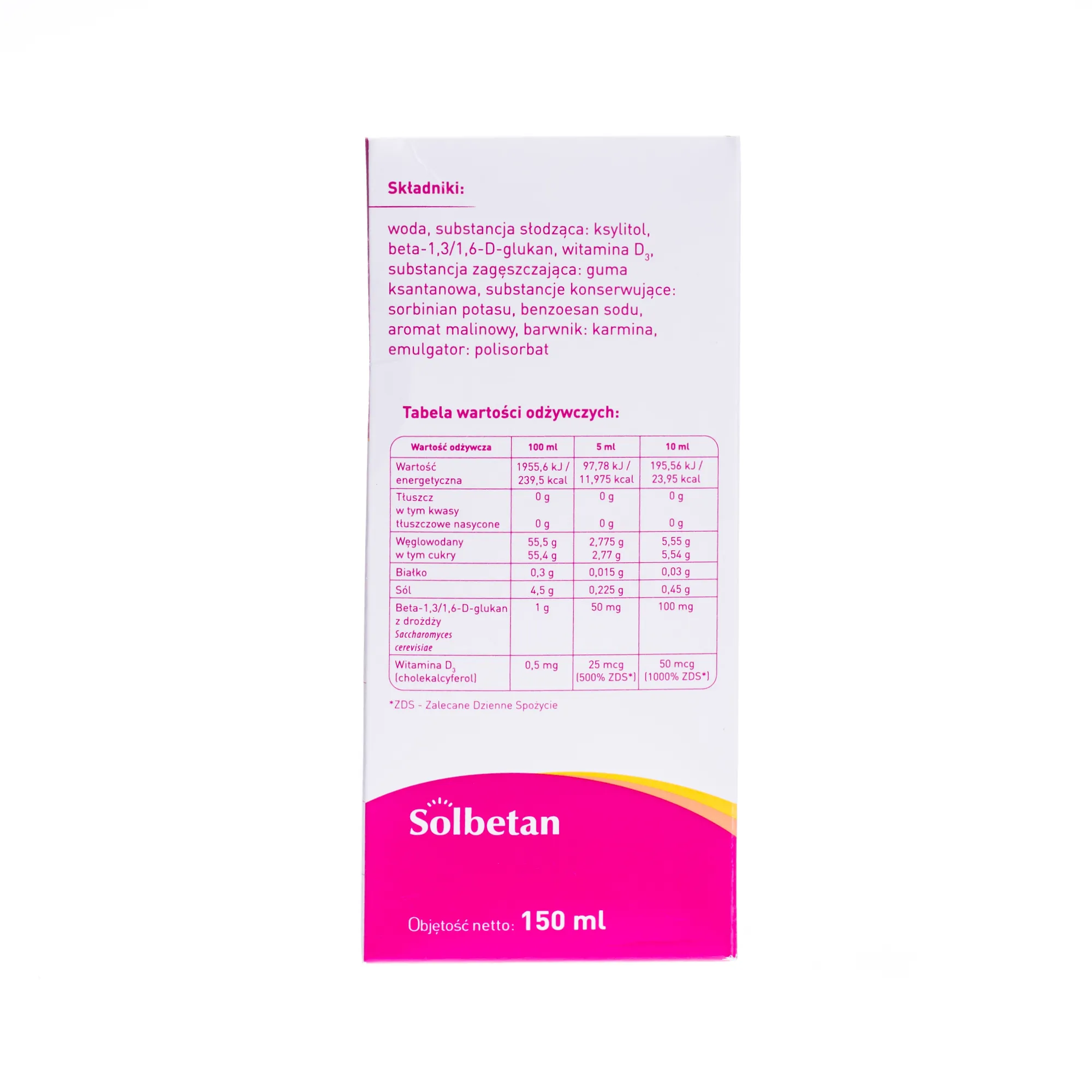 Solbetan Syrop, 150 ml 