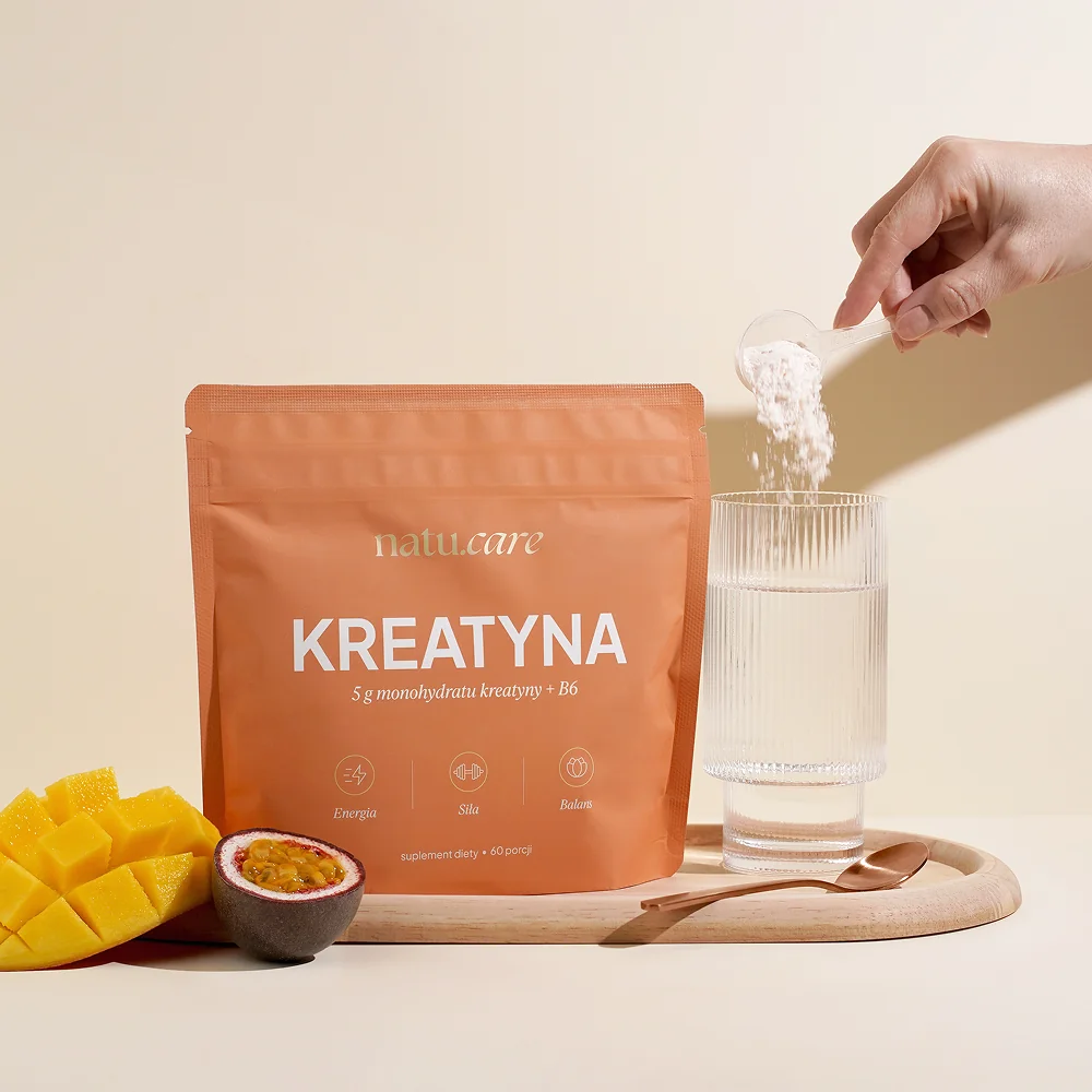 Natu.Care Kreatyna o smaku mango-marakuja, proszek, 372 g